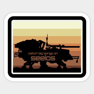 Catch the big one! Sticker